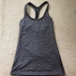 Lululemon gray racer back tank:)
